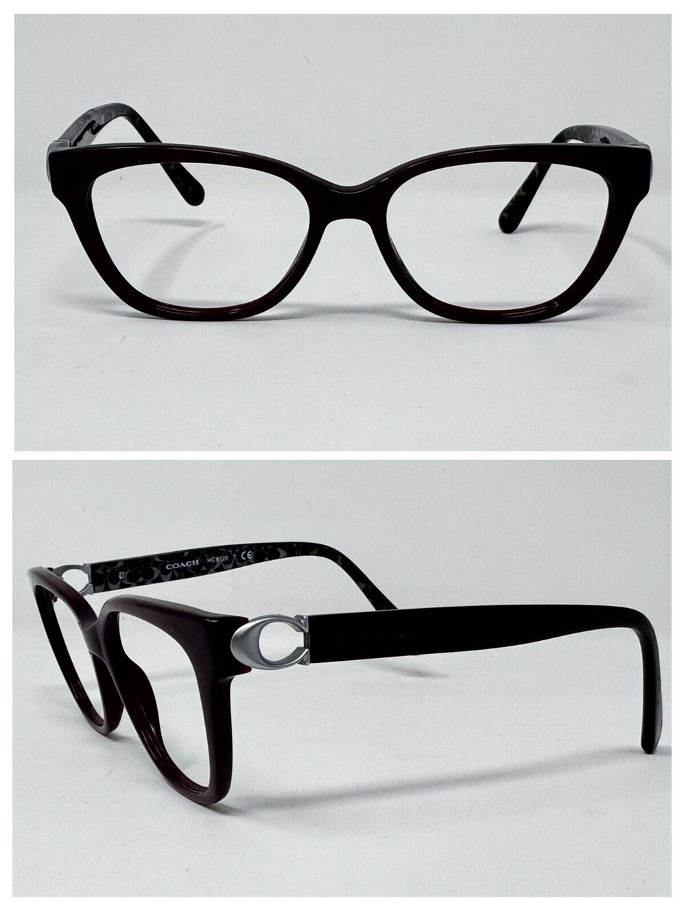 Coach HC6120 5509 Oxblood Eyeglass Frames 52-16-140